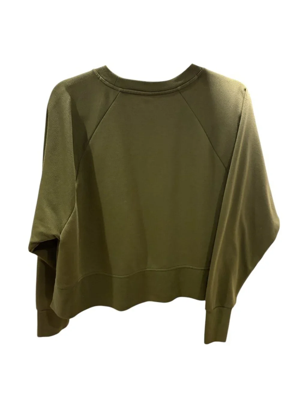 Nike Green Cropped Crewneck Sweatshirt Women's Medium